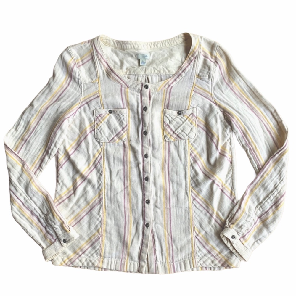 Anthro Odille | Striped Button Down | 6
